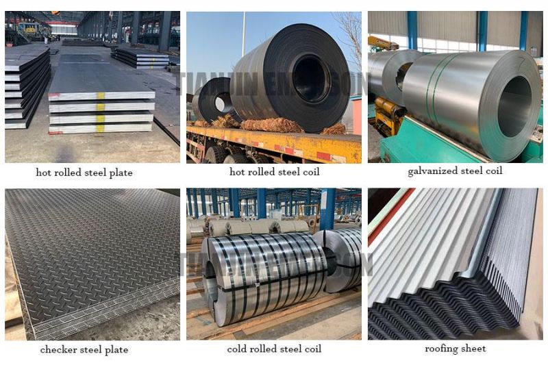 A36 A283 Prime Hot Rolled Steel Sheet in Coil Ship Building Plate Factory S335jr Chequered Plate 6mm Thick
