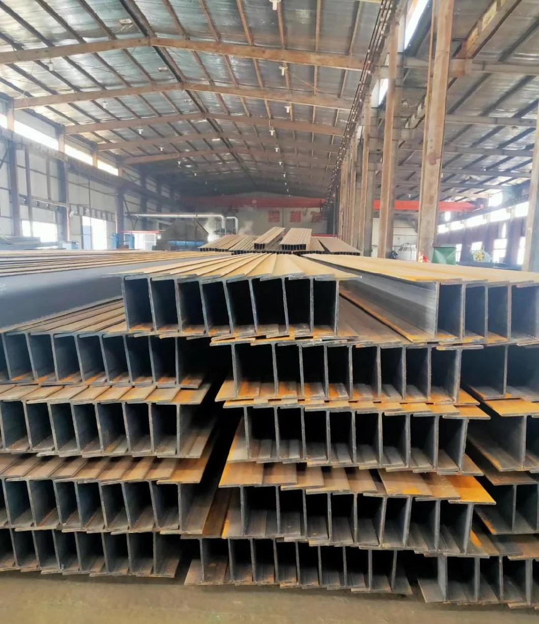 Carbon Steel Universal I Beam Iron ASTM A36 Ss400 A106 A283 Ss460 Hot Rolled Ms Carbon Mild Black H Beam Profile