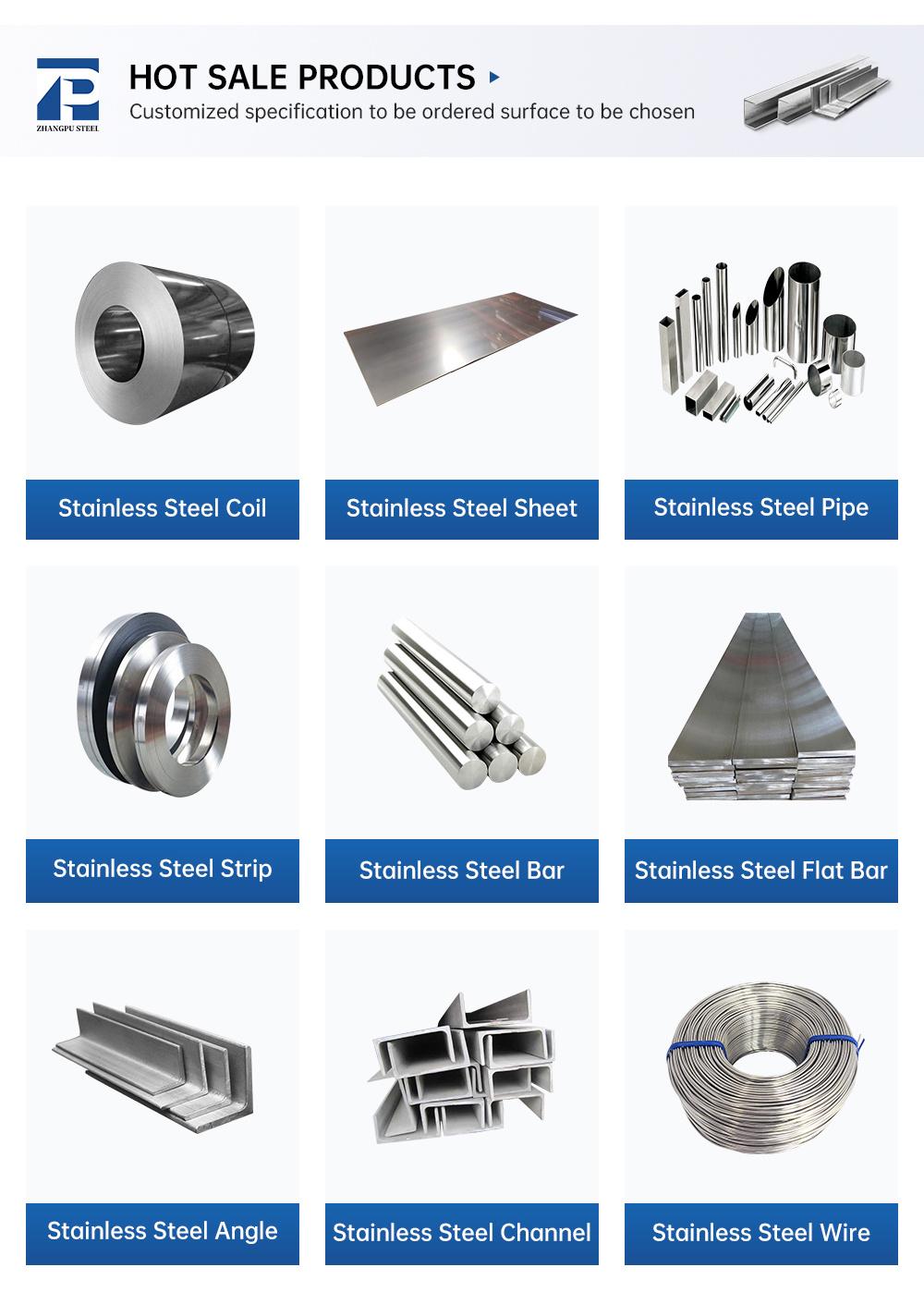 Hot Rolled 201 304 316L 430 Stainless Steel Unequal / Equal Angle Steel Bar