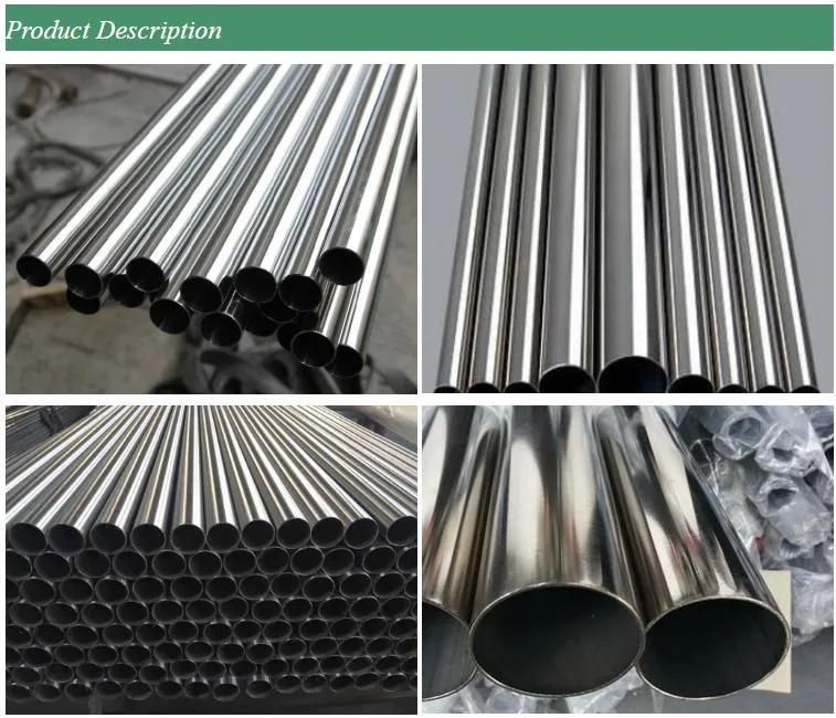 Wholesale Price Round Pipe 201 304 316 Welded Seamless Polished ASTM312 Hot/Cold Rolled Seamless Stainless Steel Pipe Tube