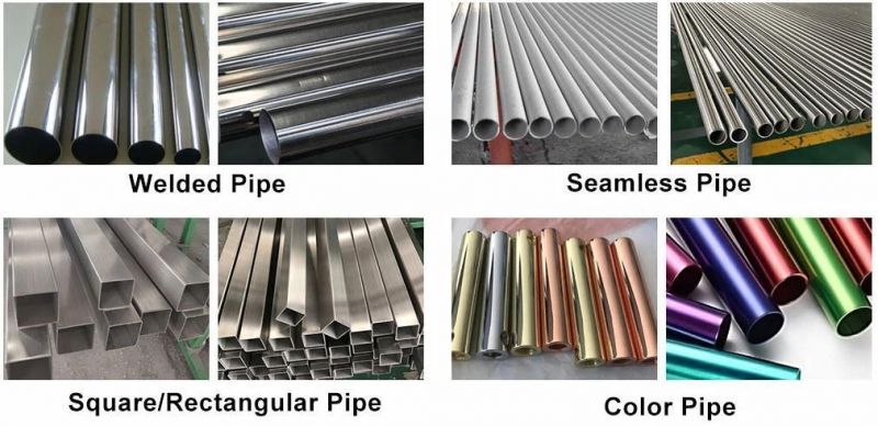 321 317 2205 310S 202 Seamless Welded Round Square Rectangle Stainless Steel Tube Pipe