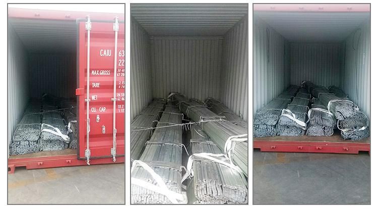 DIN 174/1084/1095 A36/S235/S355/Ss400 Round Edge/High Tensile/Hot Rolled Galvanized/Black Steel Flat Bar to Philippines