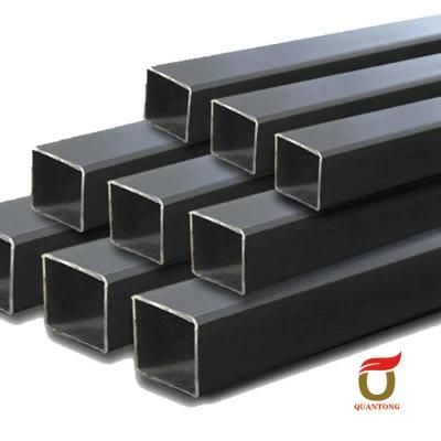 Promotion 40X40mm 6m Length Black Iron Square Tube Steel Pipe