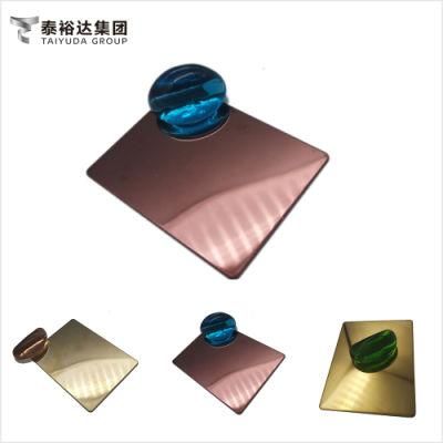 Hot Sell Purple PVD Color Coated 2b Ba Vibration Decoration 4X8 Inox Austenitic Stainless Steel Sheet