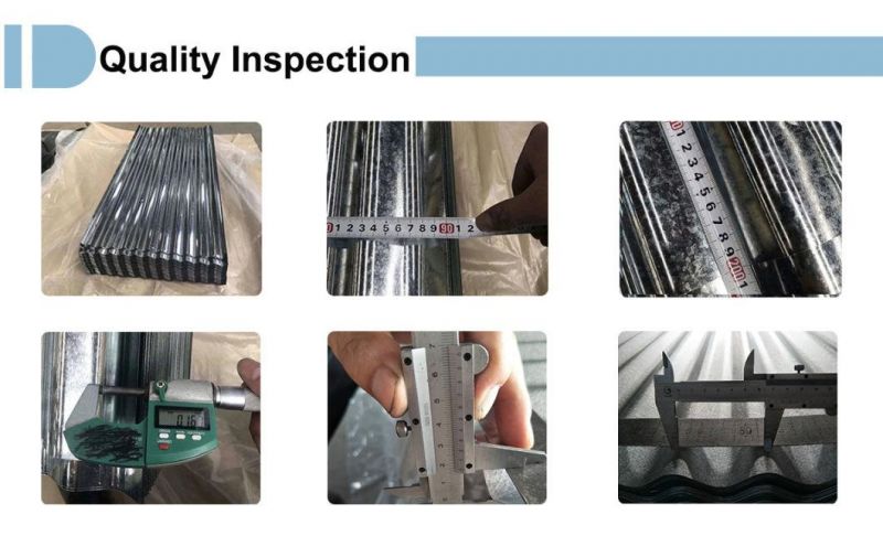 Cold Rolled Zinc Coated Galvanized Corrugated Roofing Sheet for Aferica