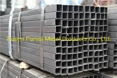 Building Material 18*18 Hollow Black Iron Q235 Q275 Q355 Extruded Tube Welded Square Steel Pipe Laser Cutting Rectangular Tube