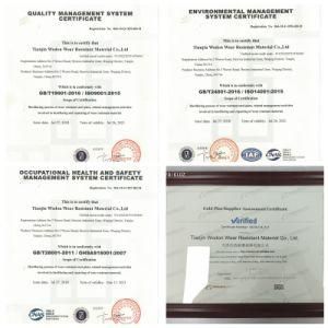 Wodon Heat Resistant Wear Plate