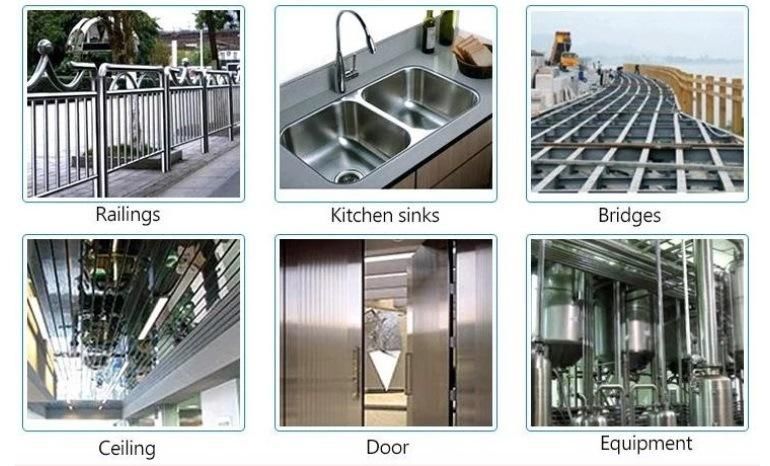 ASTM 201 202 304 304L Stock Cold Rolled Brigh Industry Architecture Decorate Plate Ss Plates/Sheests