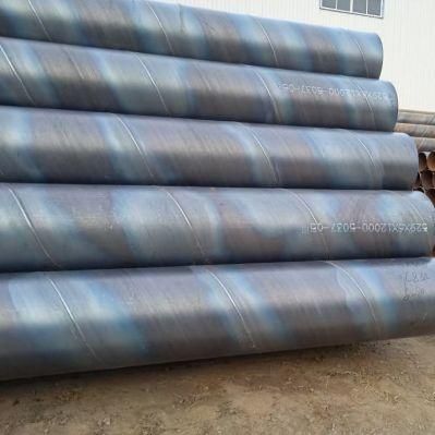 DIN 2448/En10305 St 35.8 Spiral SSAW Welded Seamless Mild Carbon Steel Pipe Tube