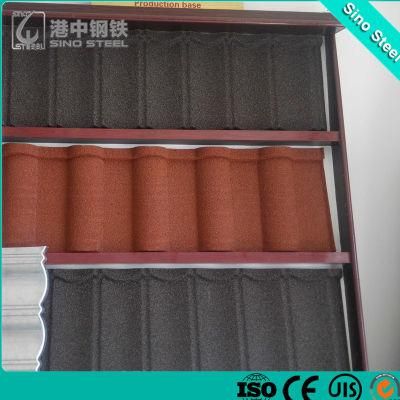 Glaze Coated Roof Tiles Stone Coated Metal Roofing Tile (Roman Tile)