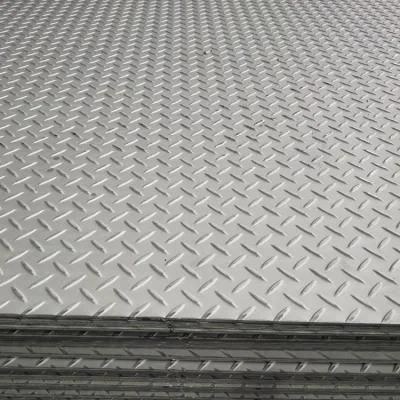 Embossed Anti Slip 304 Diamond Stainless Steel Plate