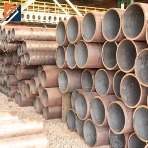 Q235 Q345 Hot Rolled Carbon Round Steel Tube for Fluid Pipe