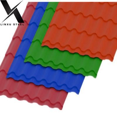 PPGI Roof Tile/Color Roofing Sheet/Prepainted Corrugated Steel Sheet