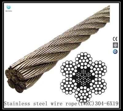 6X19 Iwrc 304 Stainless Steel Wire Rope