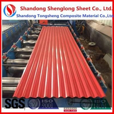 Roofing Sheet China Manufacturer Export Color Coated Galvanized Corrugated Steel Sheet