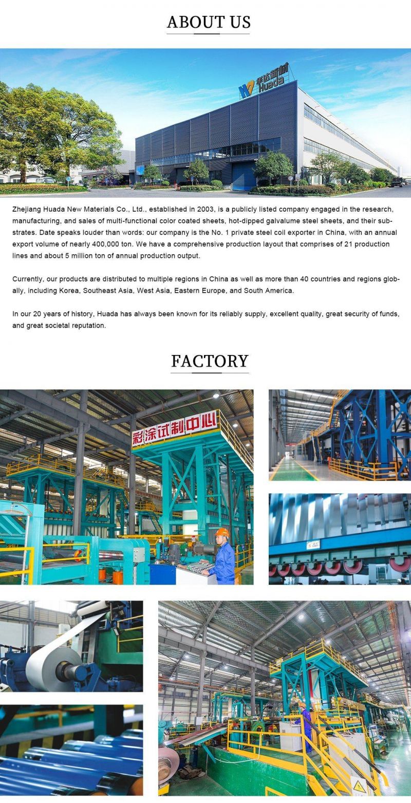 Factory Prepainted Galvanised Steel White Black Red Wooden Color Coated 0.12-6.0mm Thickness PPGL PPGI Coil