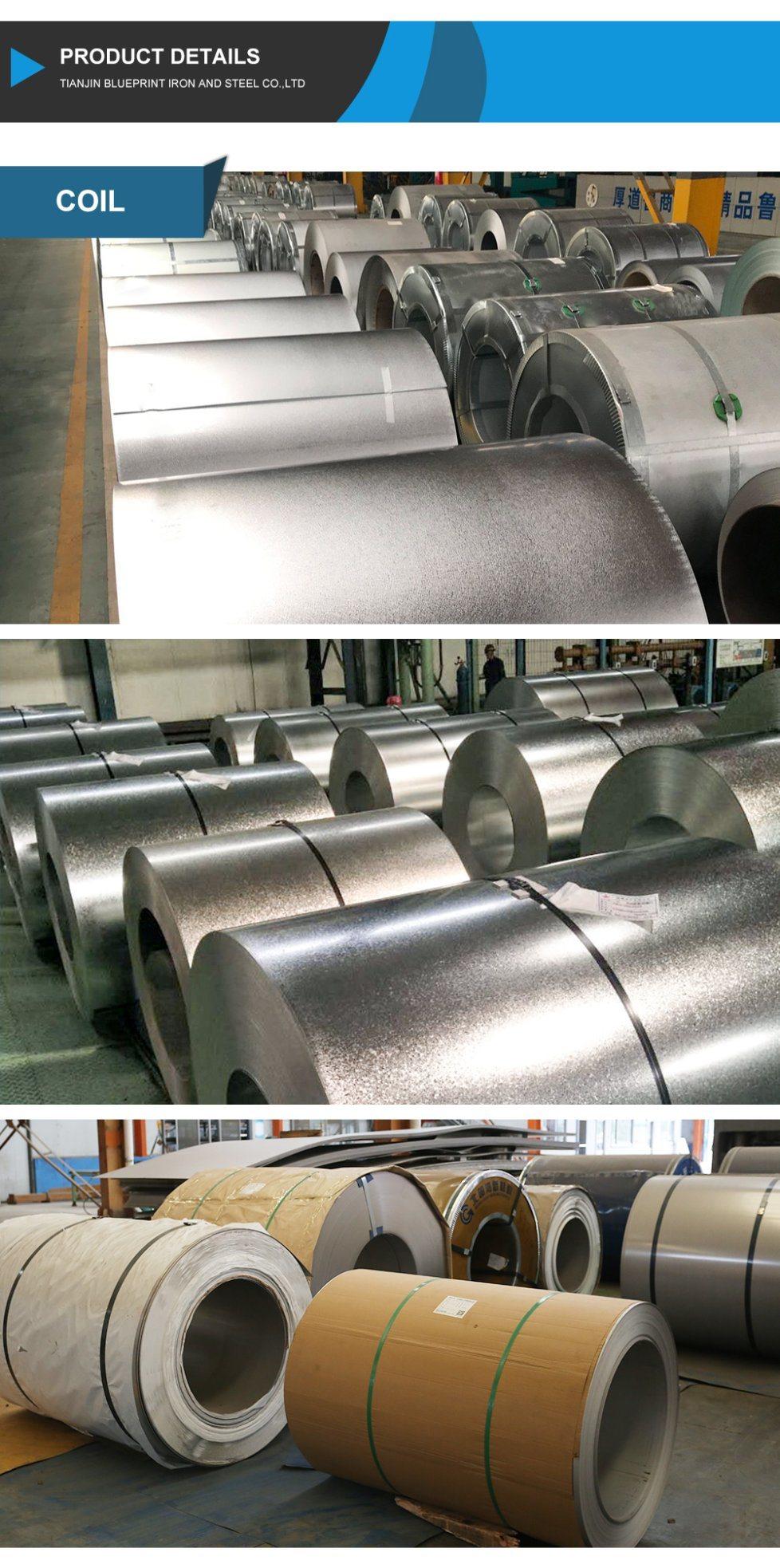 Carbon/AISI Ss201 304L 304 316 309S 910 2b Surface Stainless/PPGI Color Coated Gi Galvanized /Corrugated Roofing Steel Coil for Constructions Building