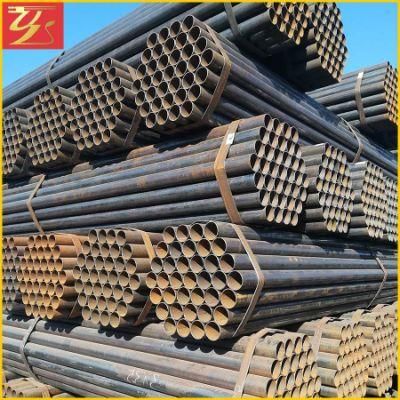 Raw Material Q235 Welded Mild Steel Pipe Small Diameter Black ERW Pipe