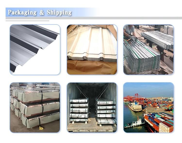 Popular PPGL PPGI Gi Gl Building Material Galvanized Coil Aluminum Zinc Galvanized Steel Tile Color Coated Corrugated Metal Roofing Sheet Supplier