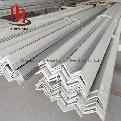 Customized Thickness Stainless Steel Angle Guozhong Hot Rolled Stainless Steel Angle with Good Price