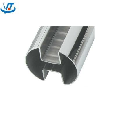 Grooved Stainless Steel Handrail Pipe 201 202 304