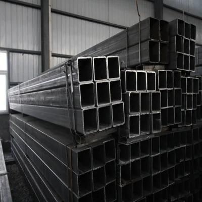 ERW Mild Steel / Hot Rolled Black Welded Square Structural Hollow Section Shape Steel Pipe/Tube