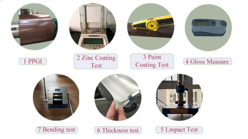 Building Material Prepainted Steel Coil/PPGI Coil/Color Coated Steel Coil for Sandwich Panel