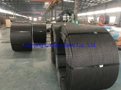 Abrasion Resistance PC Strand Wire Firm Connection with Concrete for Crane Beams