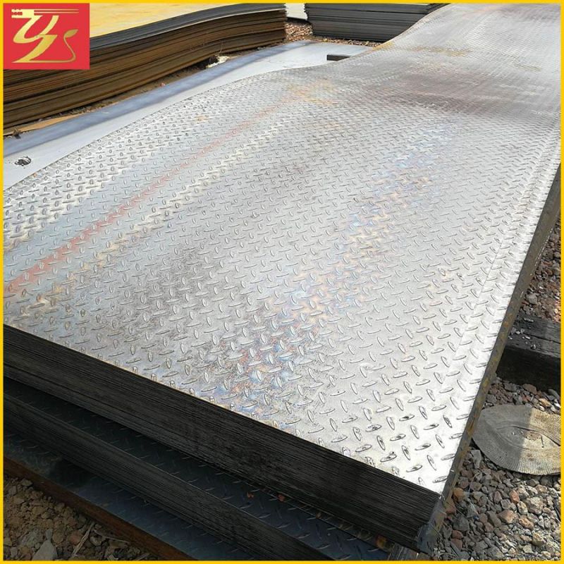 Steel Plate ASTM Q235 Q235B Q195 Q275 St 25mm Chequered Carbon Steel Plate Price
