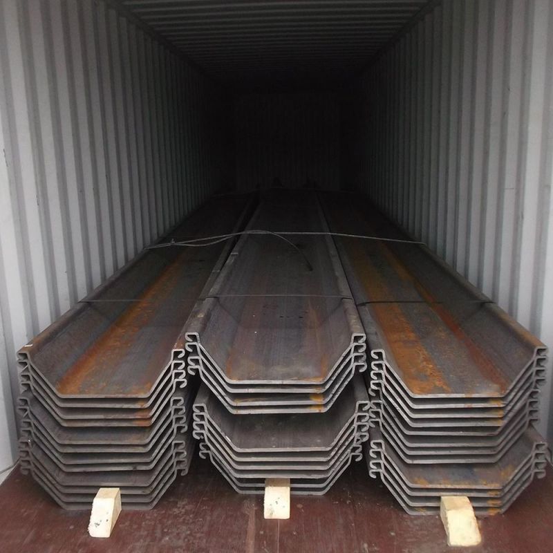 Steel Sheet Pile Interlocking Sheet Z Type, U Type, European Standard En10249 S355jr S355j0 S355j2h Sheet Pile Hot Rolled Steel Sheet Pile