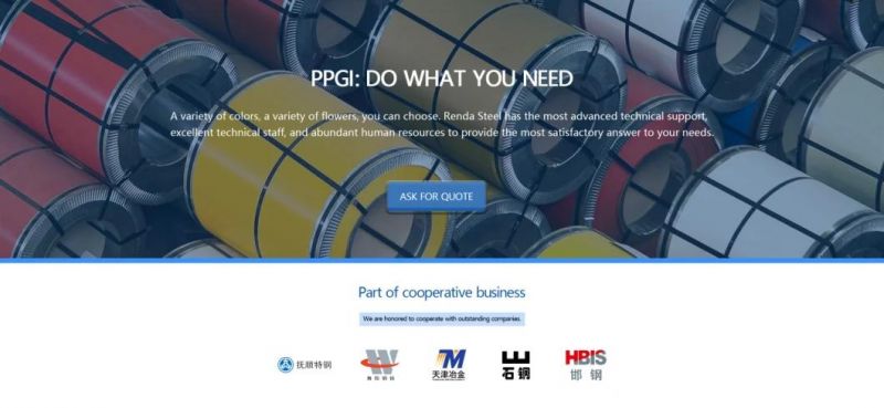 PPGI/PPGL Manufacturer 0.12-4.0mm PPGI PPGL Color Coated Sheet Plate Prepainted Galvanized Steel Coil PPGI