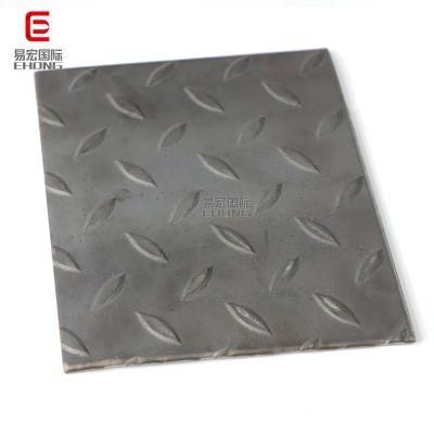 S355 Building Material Ms Carbon Diamond Round Bean Hr Steel Sheet