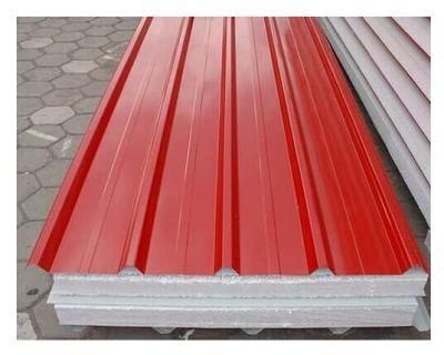 Red Color Coated Corrugated Roofing Board