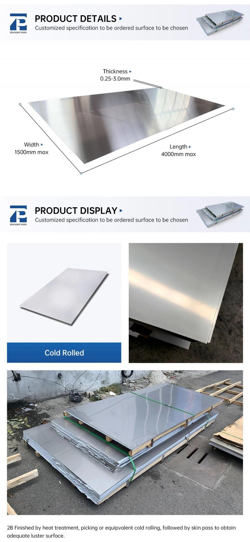 201 304 304L 316 316L 310 430 Stainless Steel Sheet Stainless Steel Sheet Thickness Stainless Steel Plate