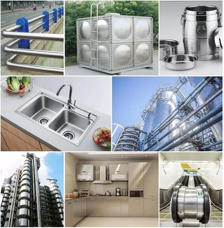 201/202/304/316/316L/430 4X8 Stainless Steel Plate/Sheet