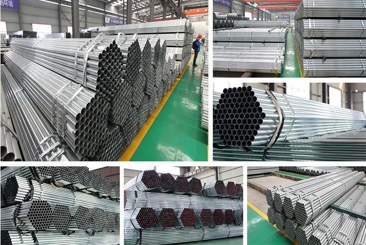 Q195galvanized Welded Pipe Welded Galvanized Carbon Steel Pipe 40mm Galvanized Pipe Welded to Bridge Structure Black Pipe