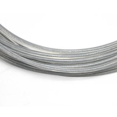 PVC Transparent Plastic Coated Galvanized Steel Wire Rope Clothesline Price