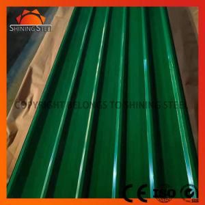 Building Material 20 Gauge PPGI Color Coated Metal Roof Sheet Corrugated Roofing Sheet Price