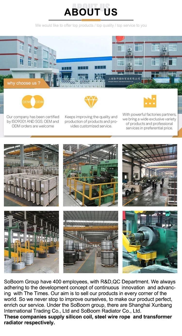 China Factory of CRGO Steel Grain Oriented Silicon Steel Strip for Transformer Core