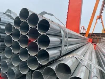 Galvanized ASTM A53 Z80 Sch 40 DN40 25mm Hot Dipped Round Perforated Steel Pipe Tube Price for Greenhouses