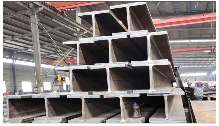 Rolled Steel Structural Q235 Shaped Galvanized Steel Beams H Beam Price Steel
