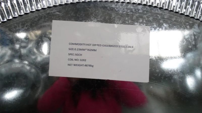 Dx54D Grade Z100 Hot Dipped Zinc Coated Coil for Buildings