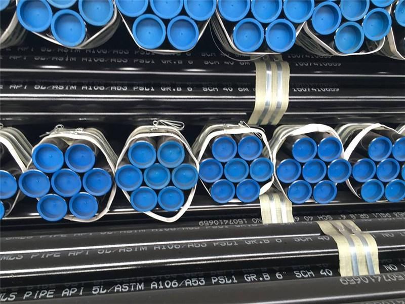ASTM A53 API 5L Seamless Steel Pipe Sch40