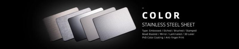 Grade 201 304 316 1219X2438mm Size Linen Pattern Embossed Surface Finished Stainless Steel Sheet
