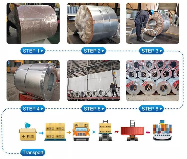 Dx51d Z275 Z350 Hot Dipped Galvanized Steel Coil for Roofing Sheet