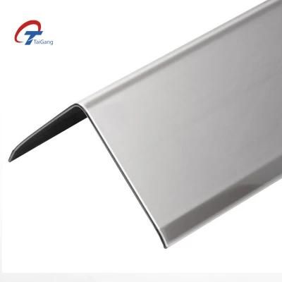 ASTM 201 430 Polished Surface Stainless Steel Angle Bar Manufacturer
