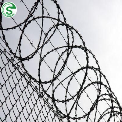Protective Stainless Steel Barbed Wire Galvanized Steel Barbed Wire for Border/ Airport