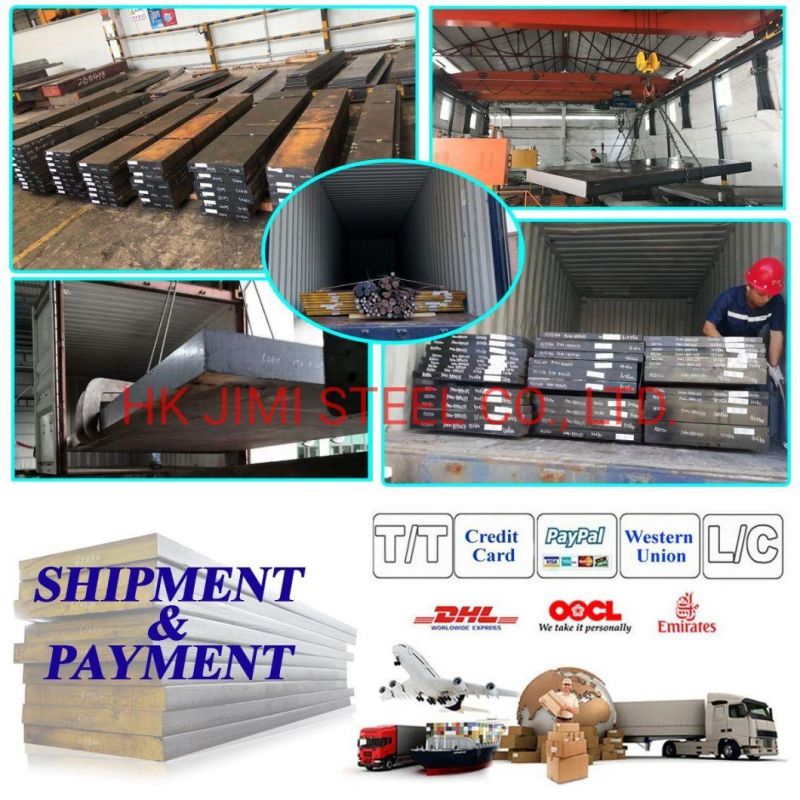 Machined Plastic Mould Steel for Tool Blade 1.2316/1.2083/1.2312/1.2085/Nak80