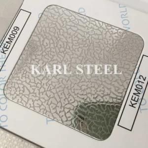 430 Stainless Steel Kem012 Embossed Sheet for Decoration Materials