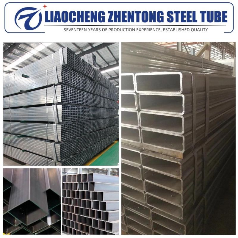 40X40 Square Tube Shs Hot Dipped Galvanized Square Steel Pipe